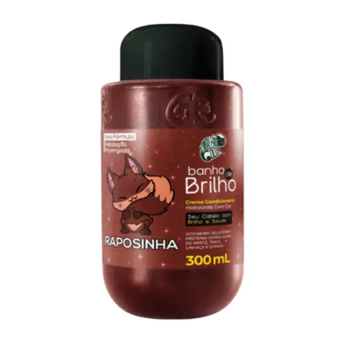 Banho de Brilho Kamaleão Color Raposinha Tom Ruivo Acobreado Com 300ml
