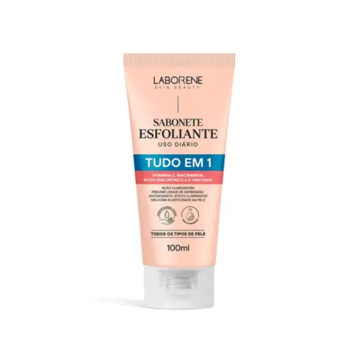 Sabonete Líquido Facial Laborene TUDO em 1 Com 100 ml