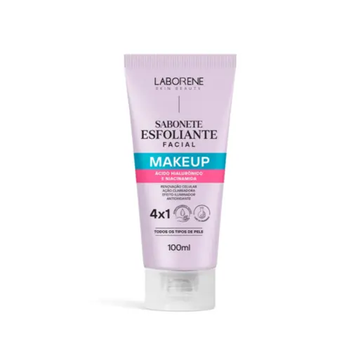 Sabonete Líquido Esfoliante Facial Laborene Makeup Com 100ml