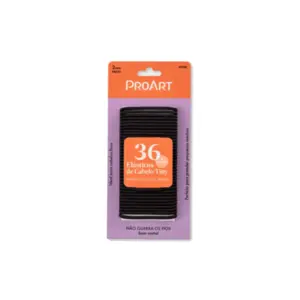 Elástico cordão Proart 36 cm 2 mm Preto Com 1 unidade