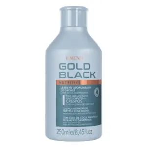 Leave-in Disciplina de Cachos Amend Gold Black Nutritivo Com 250 ml