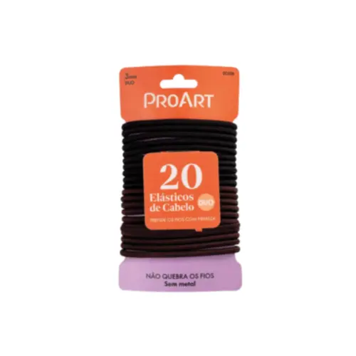 Elástico cabo ProArt 3 mm Duo Com 20 metros