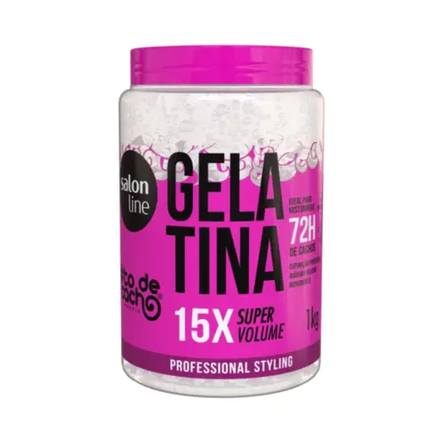 Gelatina Salon Line Tô de Cacho Kids Super Volume 1 kg