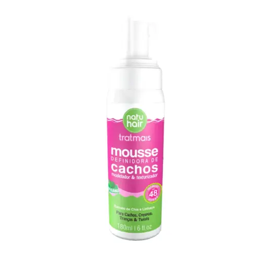 Mousse definidor de Cachos NatuHair Com 180 ml