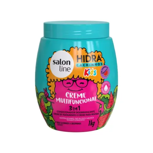Creme para Pentear Salon Line Hidra Kids Cachinhos 1kg