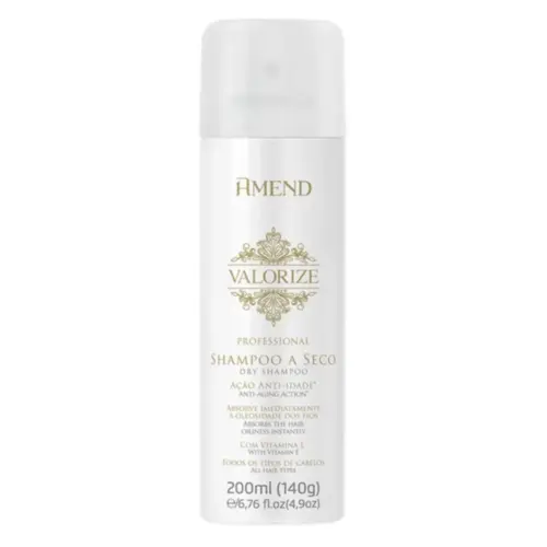 Shampoo a Seco Amend Valorize Ação Antiidade Aerossol Com 200 ml
