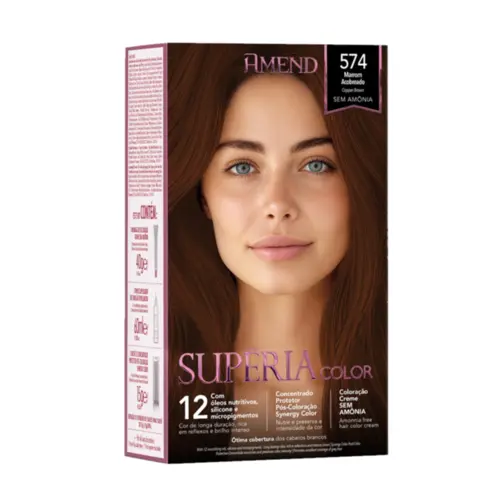 Coloração Amend Marrom 574 Com 140 g
