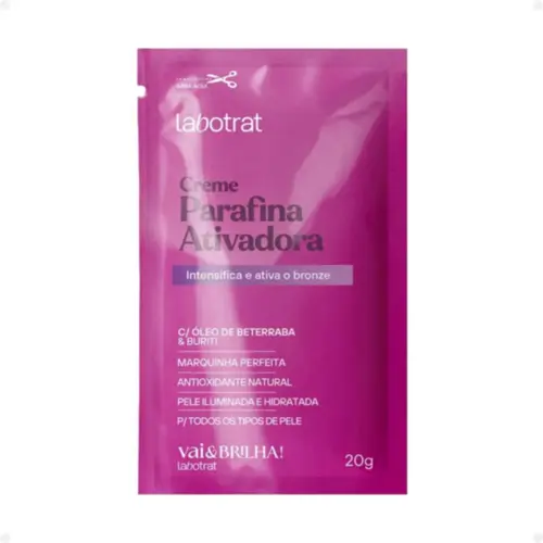 Creme de parafina Labotrat Ativador com óleo de beterraba e buriti Com 20 g