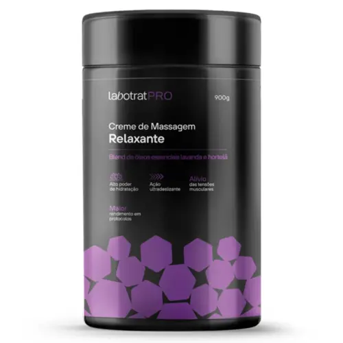 Creme para Massagem Labotrat Pro Relaxante Com 900 g