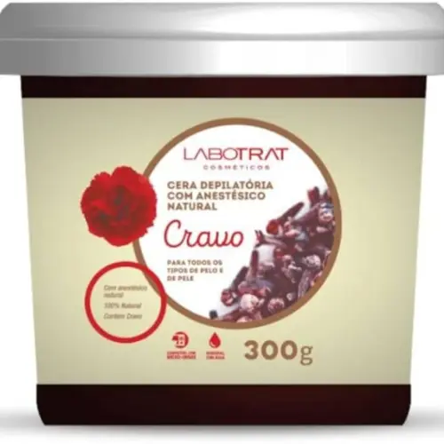 CERA DEPIL LABOTRAT ANASTESICA CRAVO 300G