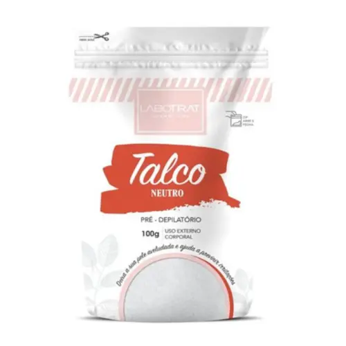 Talco neutro pré Depilatório Labotrat Com 100 g