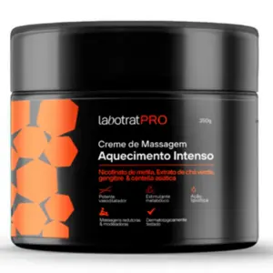 Creme de Massagem Labotrat Aquecimento Intenso Com 350 g