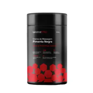 Creme de Massagem Labotrat Pimenta Negra Com 900 g