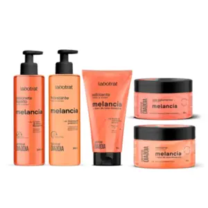 Kit cuidado Corporal e Facial Labotrat Esfoliante, Hidratante, Sabonete Líquido e Sais de Banho Com 150 g, 190 ml, 190 m