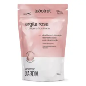 Argila Rosa com Colágeno Hidrolisado Labotrat Tratamento para peles finas sensíveis e com rosácea Com 100 g