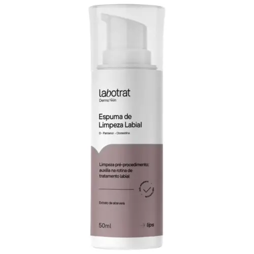 Espuma de Limpeza Labial Labotrat Suave Com 50 ml