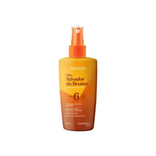 Óleo ativador do bronze Labotrat FPS 6 Com 120 ml