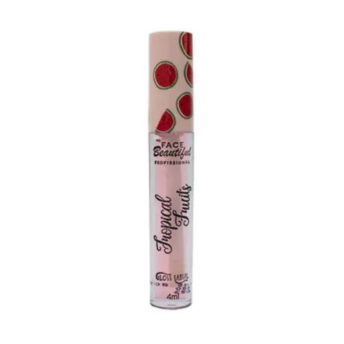 Gloss Labial Face Beautiful Melancia Com 4 ml
