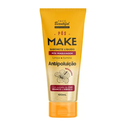 Sabonete Facial Pós Maquiagem Antipoluição Face Beautiful Com 100 ml