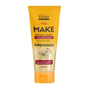 Sabonete Facial Pós Maquiagem Antipoluição Face Beautiful Com 100 ml