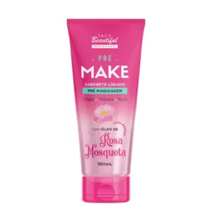Sabonete Facial pré Maquiagem Face Beautiful Rosa Mosqueta Com 100 ml