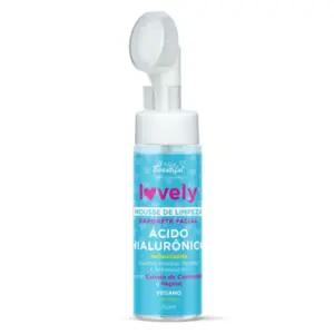 Mousse de Limpeza Facial Face Beautiful com ácido hialurônico Com 150 ml