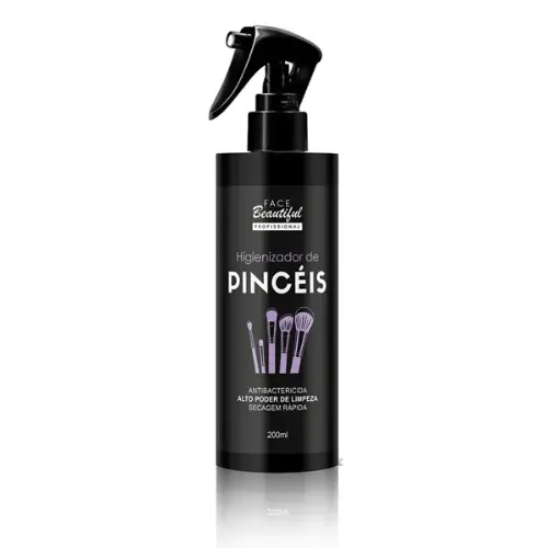 Higienizador de Pincéis Face Beautiful Pronto para Uso Com 200 ml