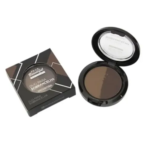 Duo de sombra para sobrancelhas Face Beautiful Compacto em dois tons Com 5 g