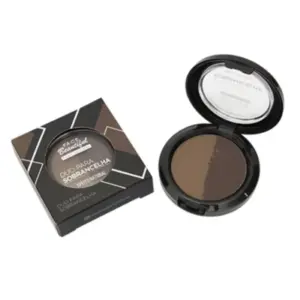 Duo de sombra para sobrancelhas Face Beautiful Compacto em dois tons Com 5 g