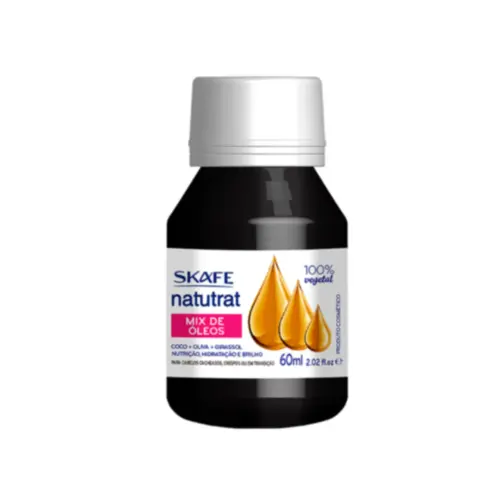Óleo Capilar Skafe Natutrat Mix de Óleos S.O.S Com 60 ml