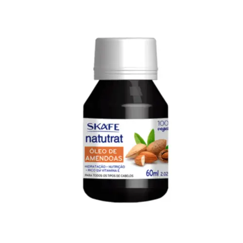 Óleo Capilar de amêndoas Natutrat Skafe Com 60 ml