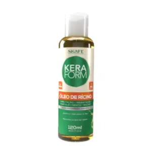 Óleo de Rícino Skafe Keraform Vegano sem parabenos sem silicone sem petrolatos e sem óleo Mineral Com 120 ml