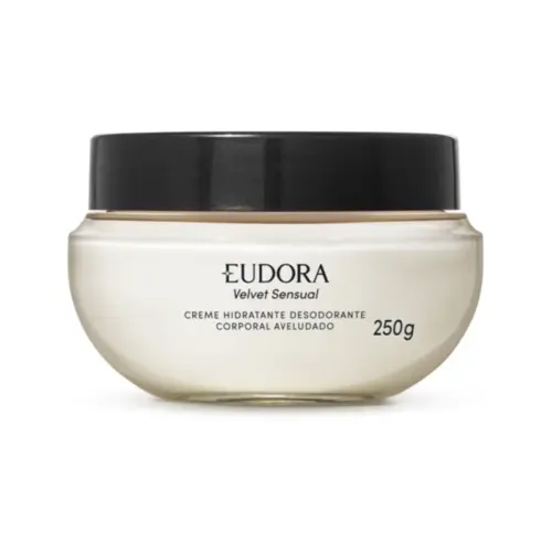 Hidratante Corporal Eudora Velvet Sensual aveludado Com 250 g