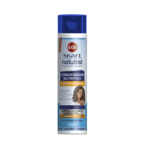 Condicionador Nutritivo SOS Cuidado Diário Skafe Natutrat Com 300 ml