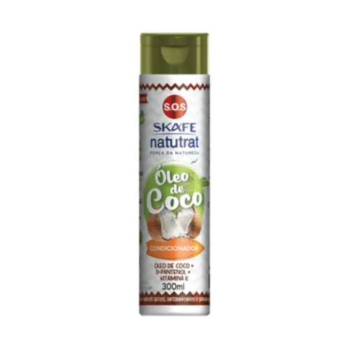 Condicionador Skafe Natutrat SOS Força Coco Com 300 ml
