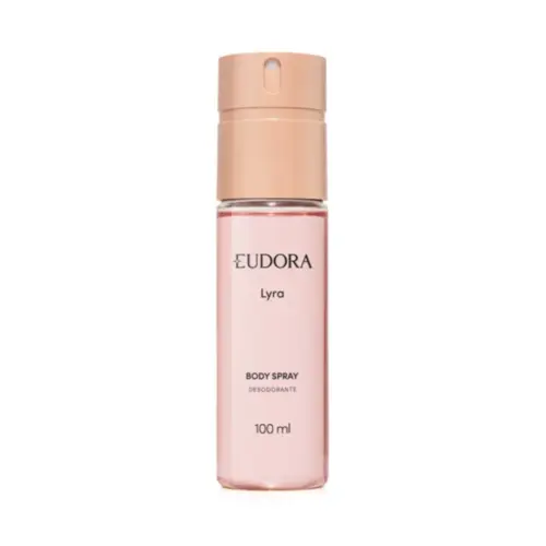 Body Spray Desodorante Eudora Lyra fragrância Lyra Com 100 ml