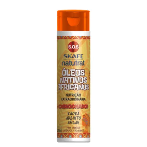 Condicionador Skafe Natutrat S.O.S Óleos Nativos Africanos Com 300 ml