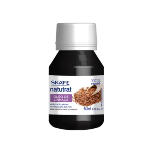 Óleo Capilar de linhaça Skafe Naturat SOS Com 60 ml