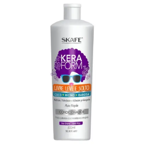 Condicionador Skafe Livre Leve e Solto Com 500 ml