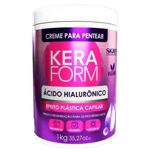 Creme para Pentear Skafe Kerafom Ácido Hialurônico Com 1000 g