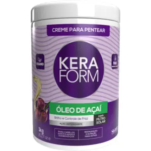 Creme para Pentear Skafe Keraform Açaí Com 1 kg