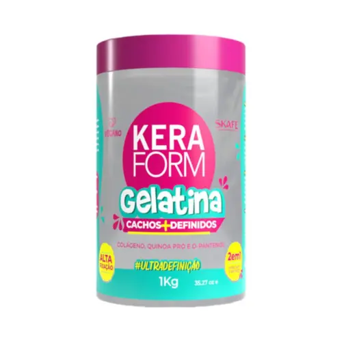 Gelatina Capilar Keraform Skafe Cachos Definidos Com 1 kg