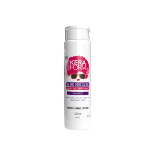 Shampoo Skafe Keraform Eu Amo Meus Cachos Com 300 ml