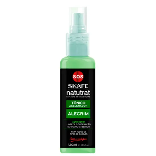 Tônico Capilar Natutrat acelerador SOS Alecrim Skafe Com 120 ml