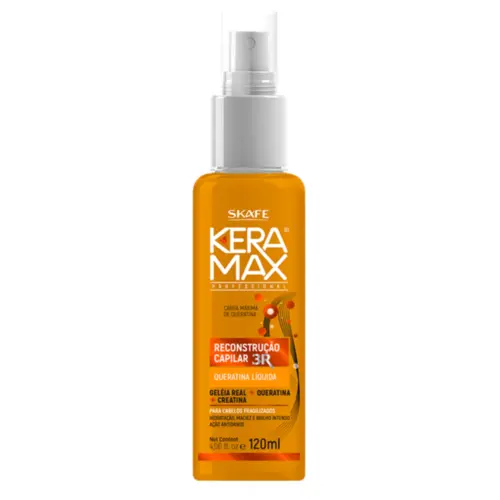 Queratina Líquida Skafe Keramax Reconstrução Capilar Com 120 ml
