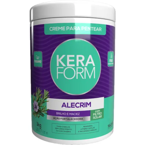 Creme para Pentear Skafe Keraform Alecrim Com 1kg
