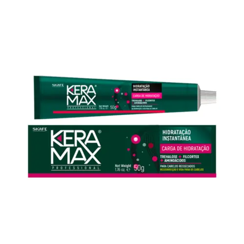 Carga de Hidratação Instantânea Keramax Skafe Com 50 g