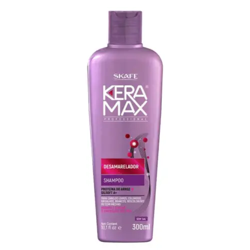 Shampoo Skafe Keramax Desamarelador Com 300 ml