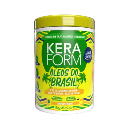 Creme de Tratamento Intensivo Skafe Keraform Óleos do Brasil Com 1 kg