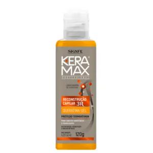 Carga de Queratina Keramax Reconstrução Capilar Skafe Com 120 g